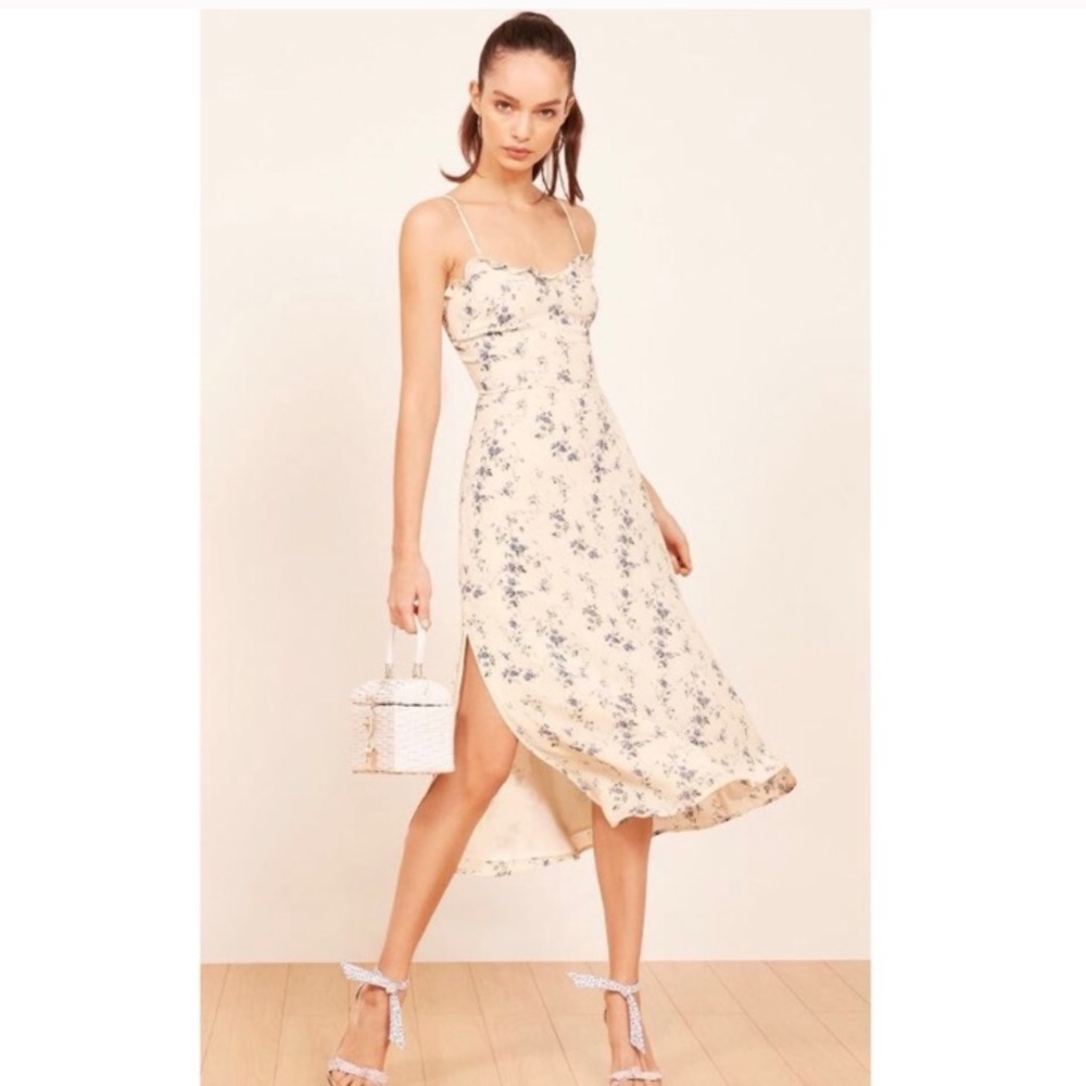 ISO the Reformation Cassandra dress in size 4